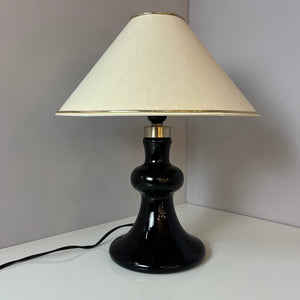 Tischlampe Backgammon Opal schwarz von Holmegaard