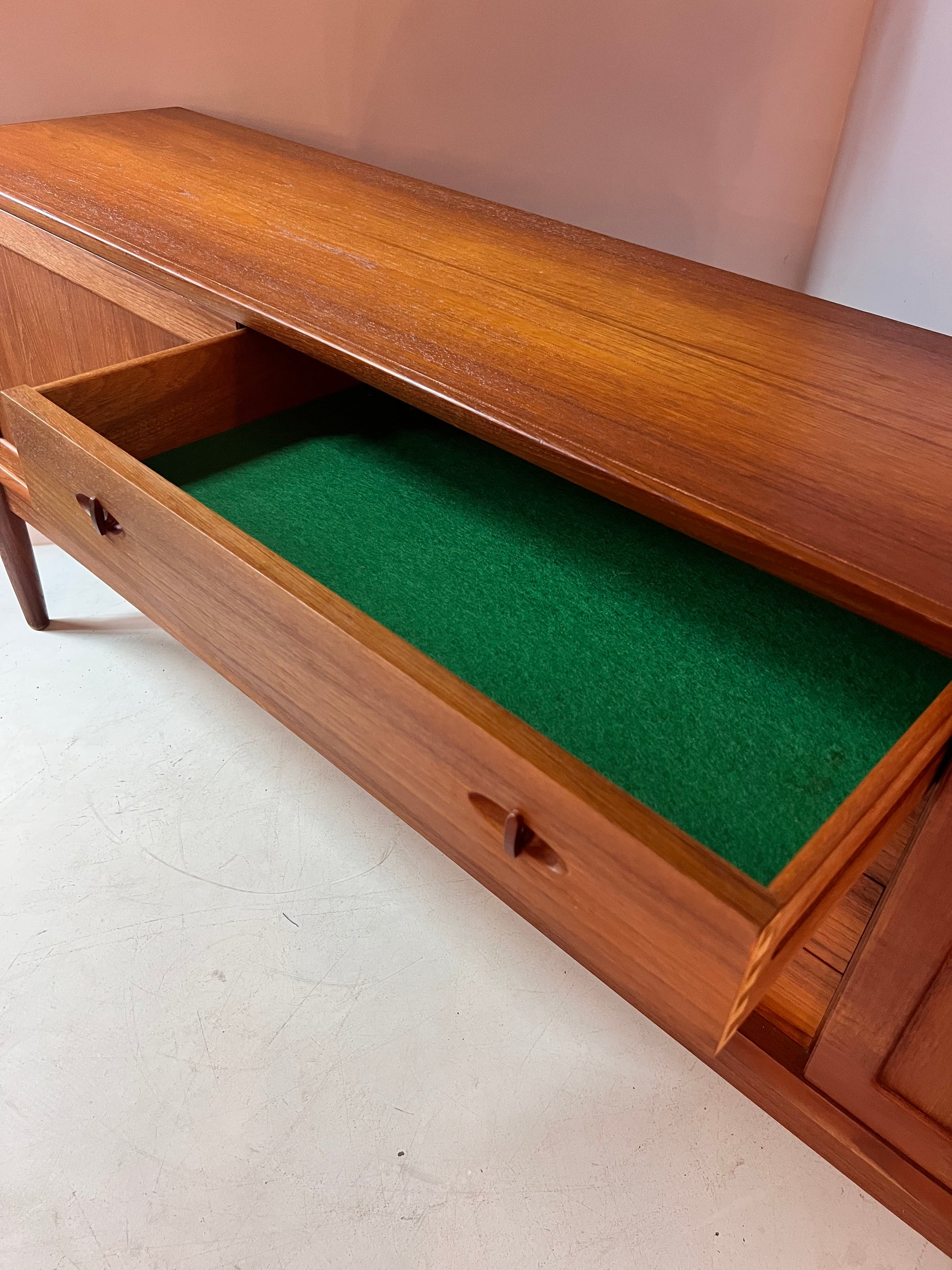 Sideboard Teak von H.W. Klein für Bramin
