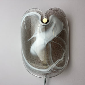 Wandlampe weiß Glas von Per Lütken für Holmegaard