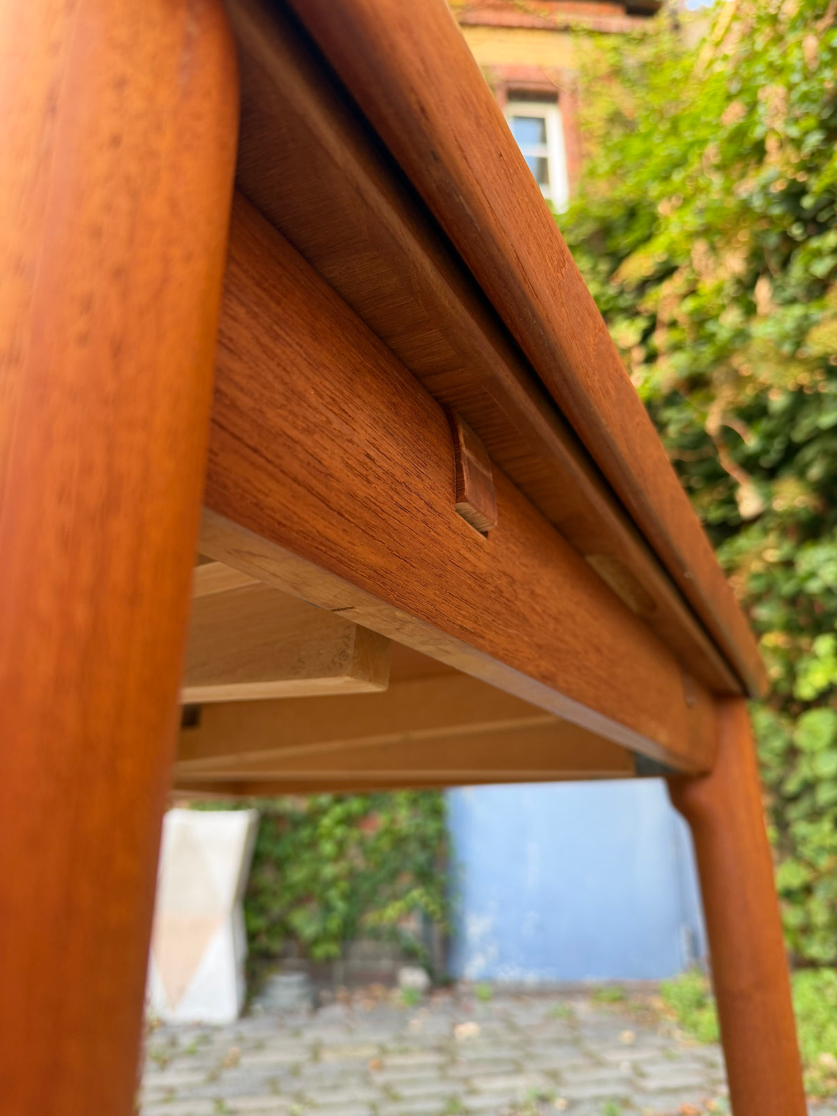 Ausziehbarer Esstisch Teak von Grete Jalk für Glostrup