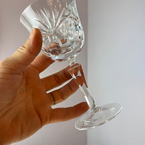 Set: 6x Weinglas Kristallglas