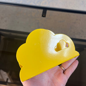 Serviettenhalter RYMLIG gelb von Vintage IKEA