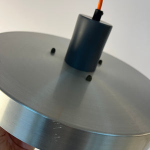 Hängelampe silber anthrazit aus Dänemark