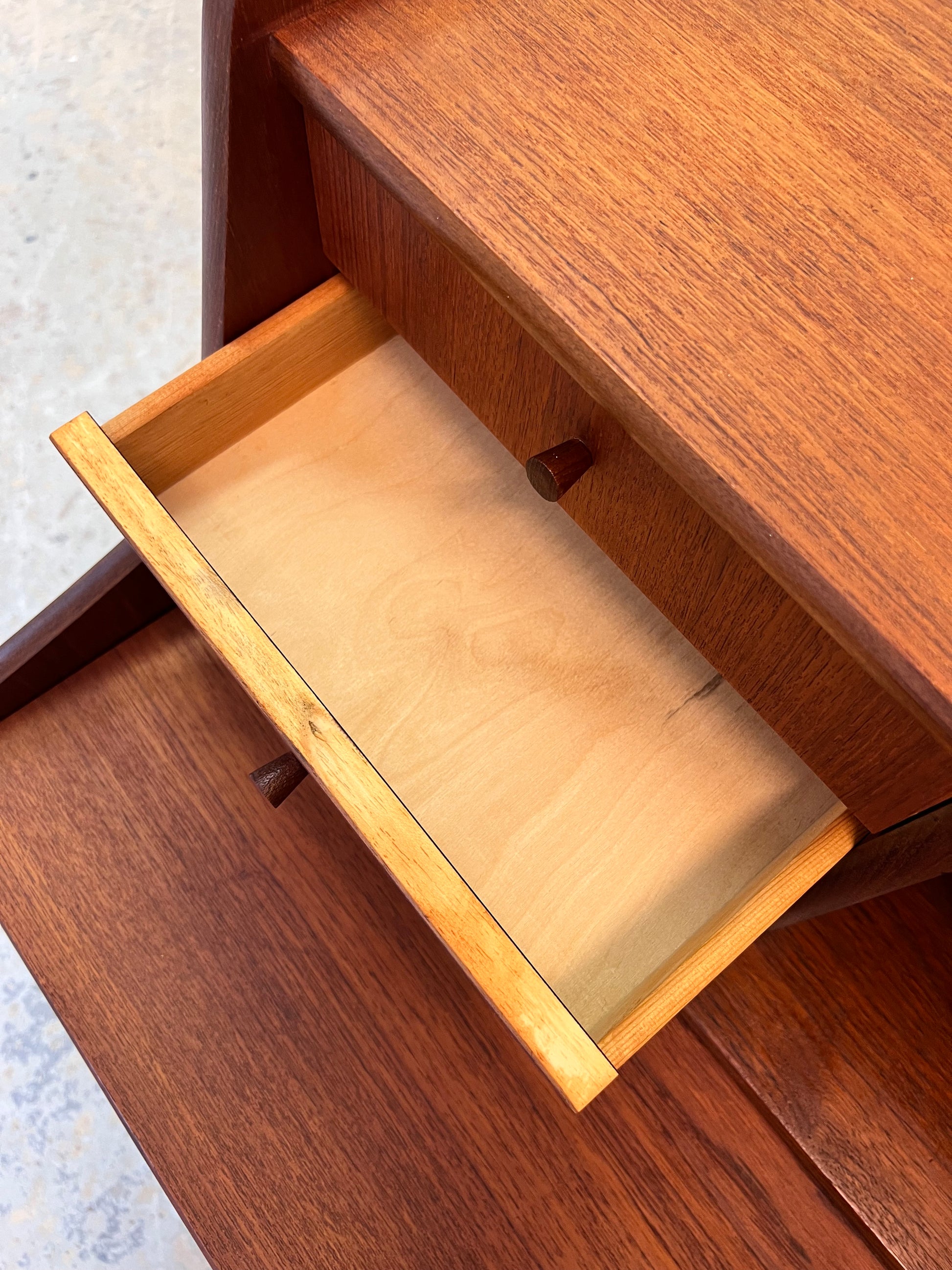 Sekretär Teak aus Dänemark