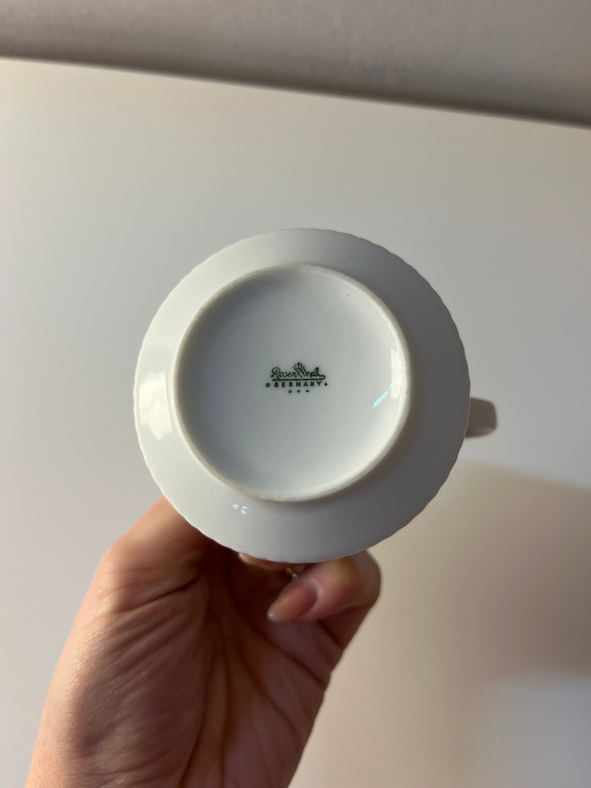 Set: Zucker & Milch Modulation Secunda grün von Tapio Wirkkala für Rosenthal