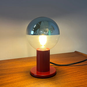 Tischlampe Big Globe rot von Motoko Ishii für STAFF