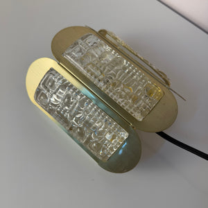 Wandlampe gold Glas von Vitrika