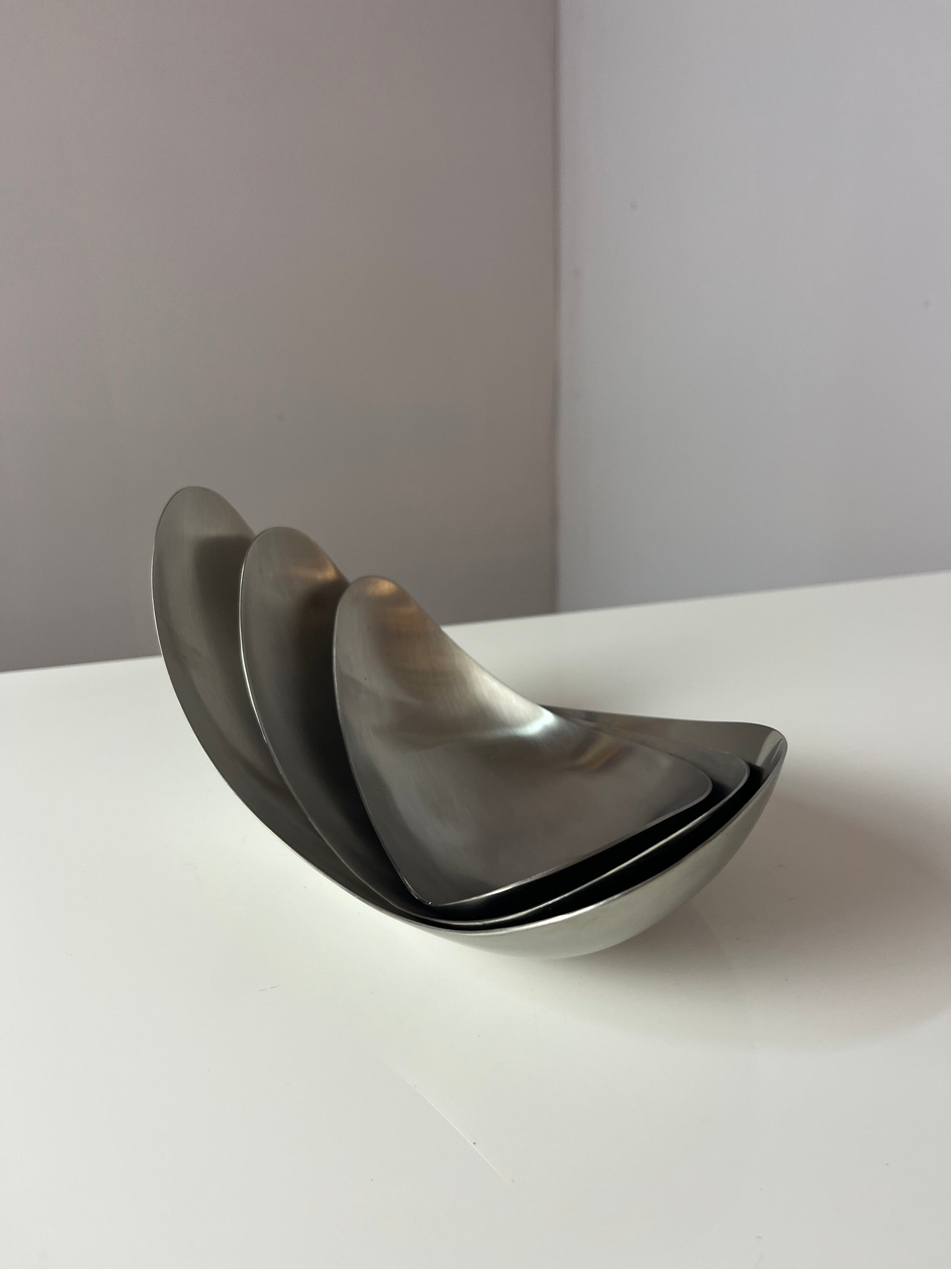 Set: Servierschalen Leaf von Helle Damkjær für Georg Jensen