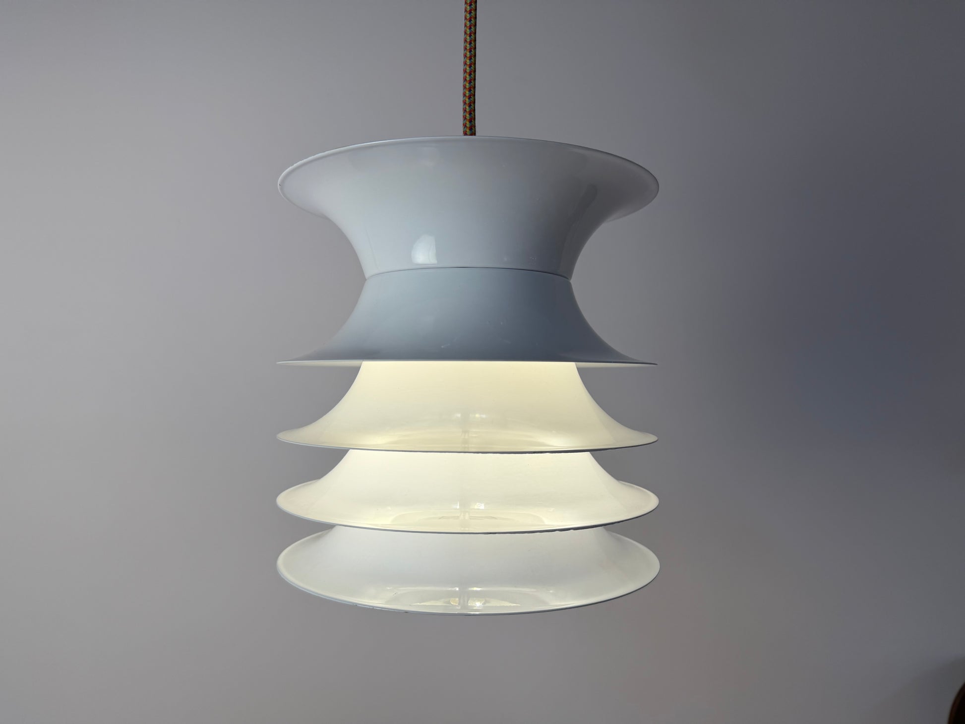 Lamellenlampe weiß aus Dänemark