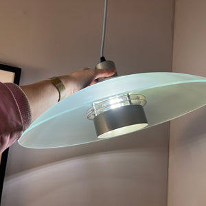 Lamellenlampe Milchglas von von Dana Light