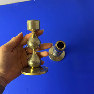 Kerzenständer vergoldet von Hugo Asmussen für Asmussen Design