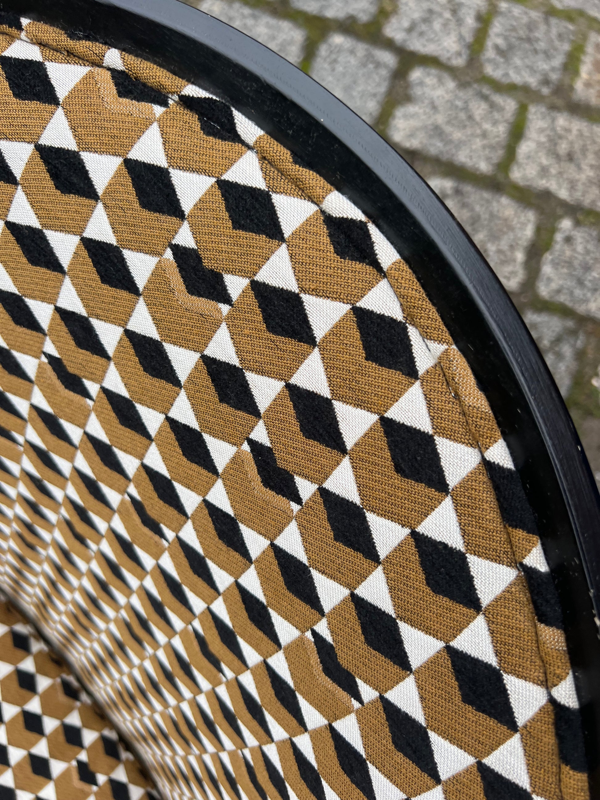 Sessel Mondi braun schwarz Chrom von Jouko Järvisalo für Inno Interior Oy - neu gepolstert