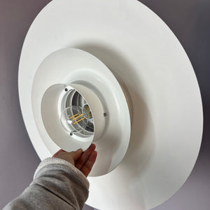 Lamellenlampe weiß aus Dänemark