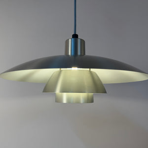 Lamellenlampe PH4/3 silber gebürstet von Poul Henningsen für Louis Poulsen