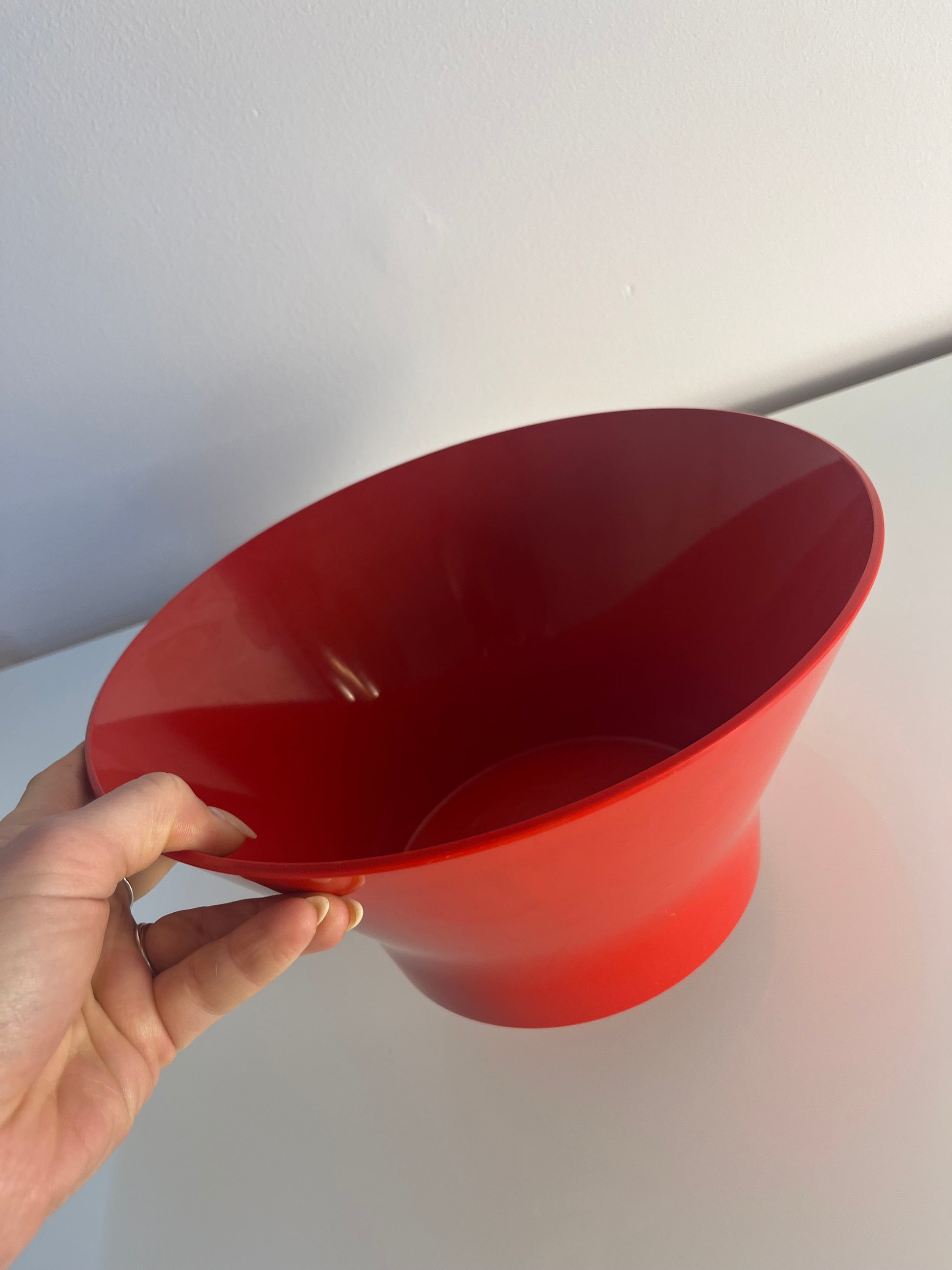 Schüssel groß rot von Henning Koppel für Ørskov Design