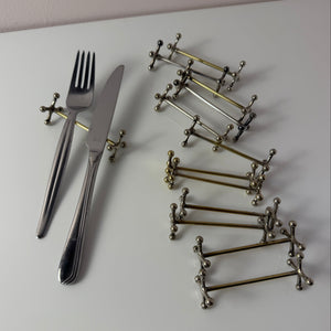 Set: 13x Besteckablage versilbert