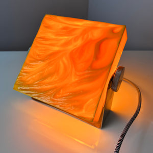 Tischlampe gelb von Uwe Mersch