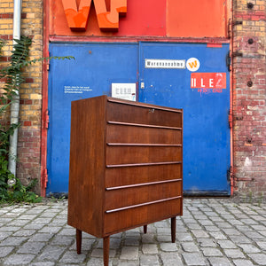 Kommode Teak mit Schloss aus Dänemark