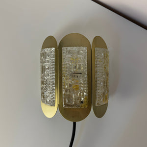Wandlampe gold Glas von Vitrika