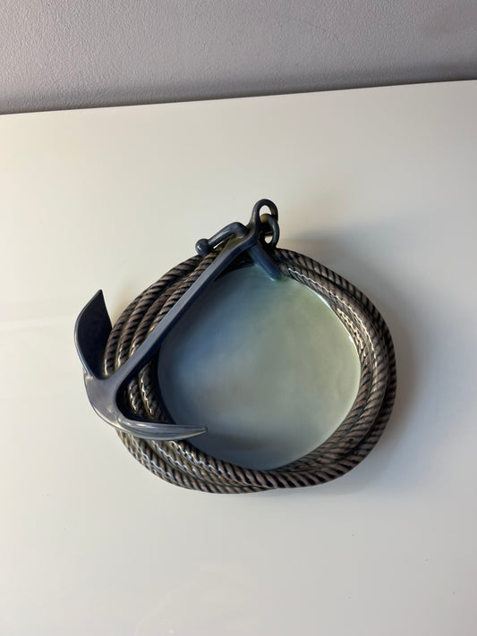 Schale Tau und Anker Modell 2377 Porzellan von Bing & Grøndahl