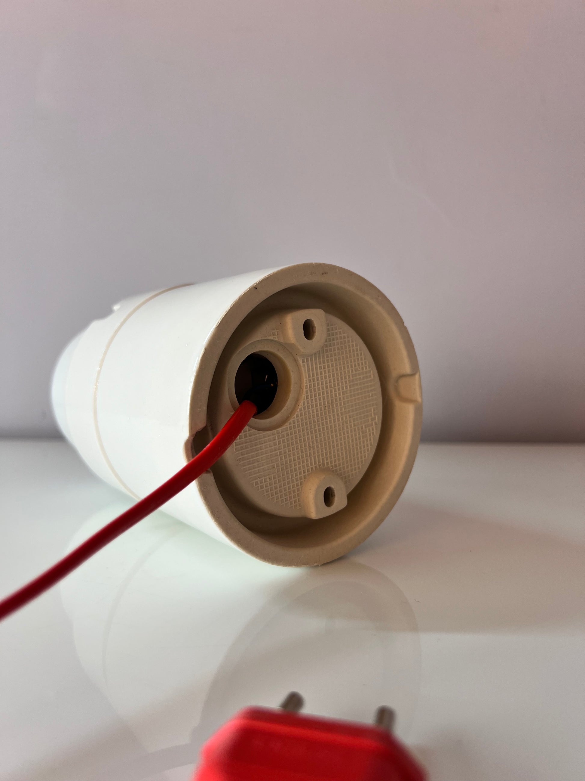 Wand-oder Tischlampe Modell 6050 weiß von Sigvard Bernadotte für Ifö