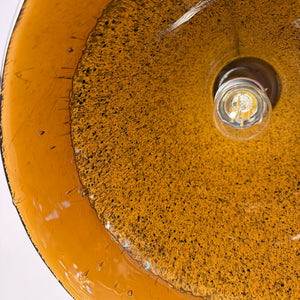 Hängelampe braun Glas von Peill & Putzler