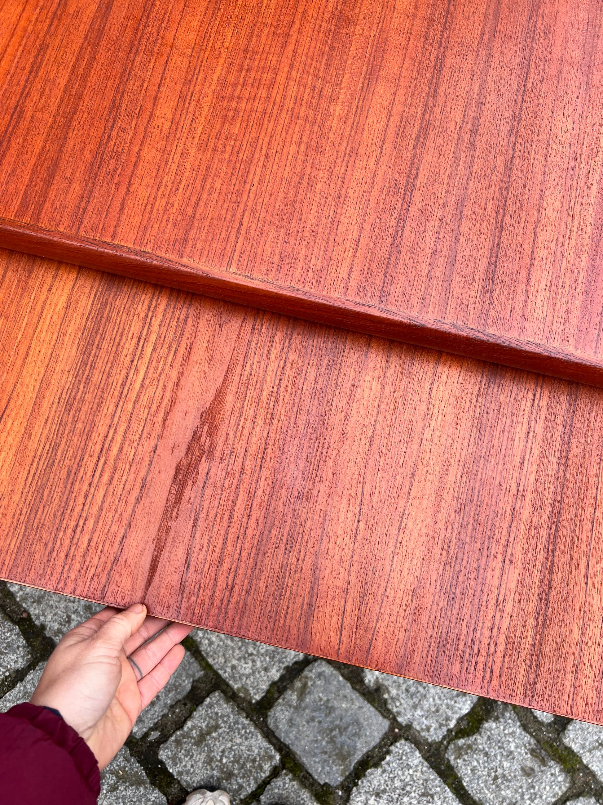 Ausziebarer Esstisch Teak von Henning Kjearnulf