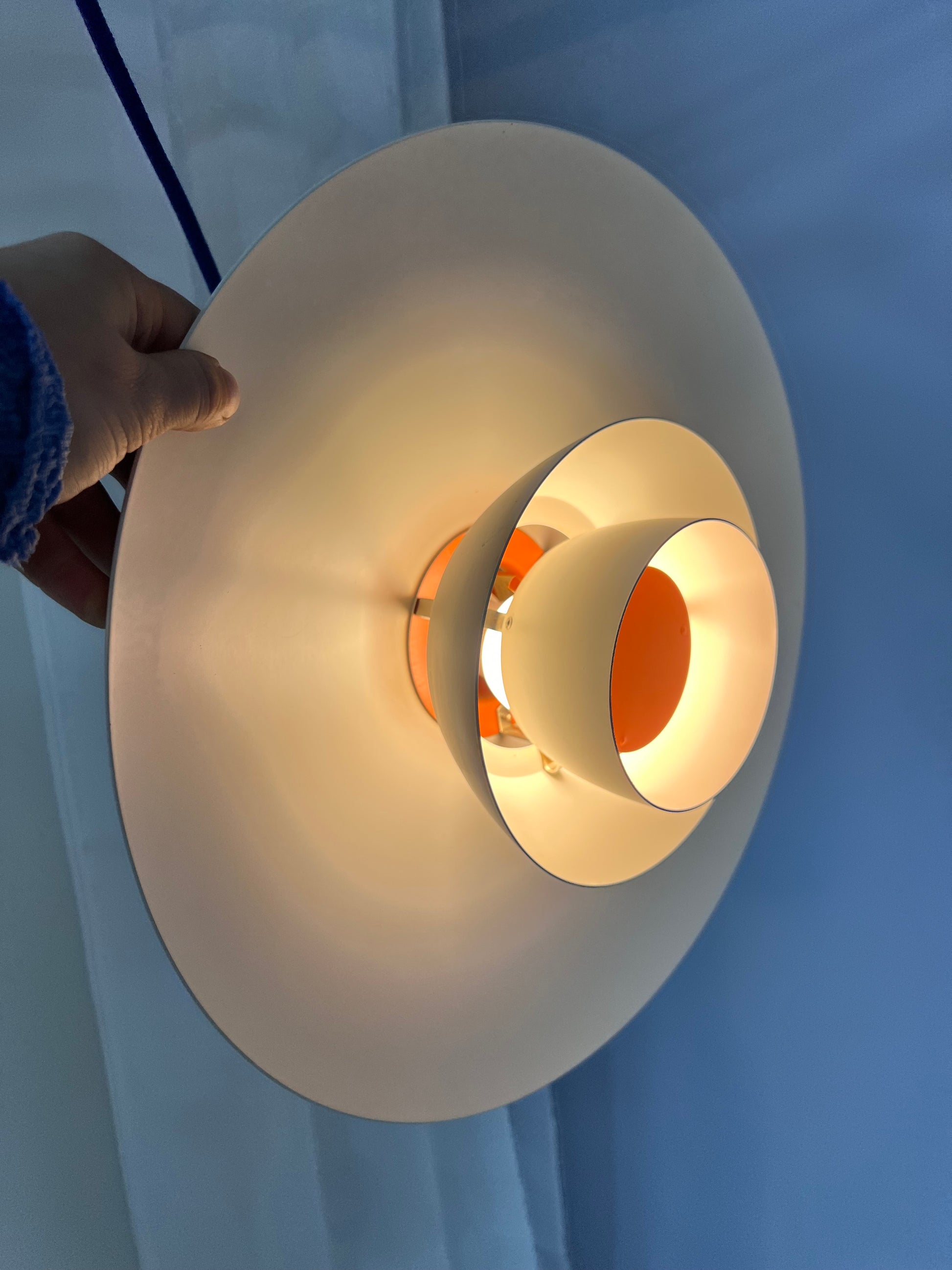 Lamellenlampe PH4 von Poul Henningsen für Louis Poulsen