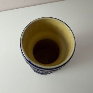 Vase 122-24 blau von VEB Gräfenroda
