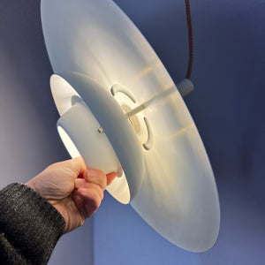Lamellenlampe weiss Dänemark