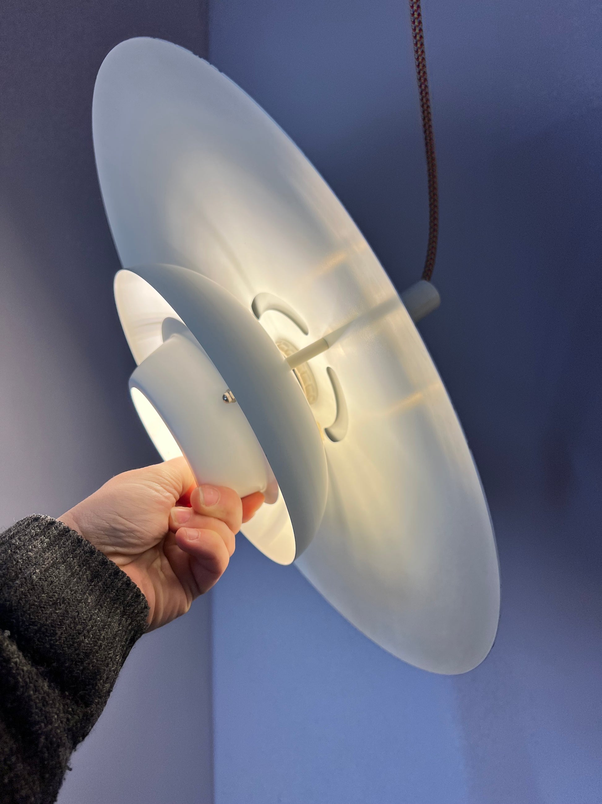 Lamellenlampe weiss Dänemark