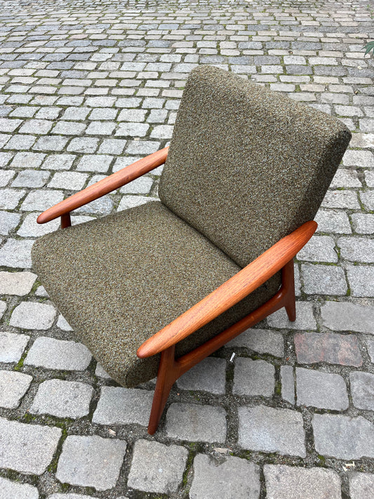 Sessel oliv Teak aus Dänemark