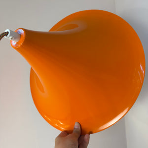 Trompetenlampe orange aus Dänemark