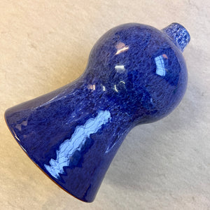 Vase blau Keramik von VEB Töpferhof Römhild DDR