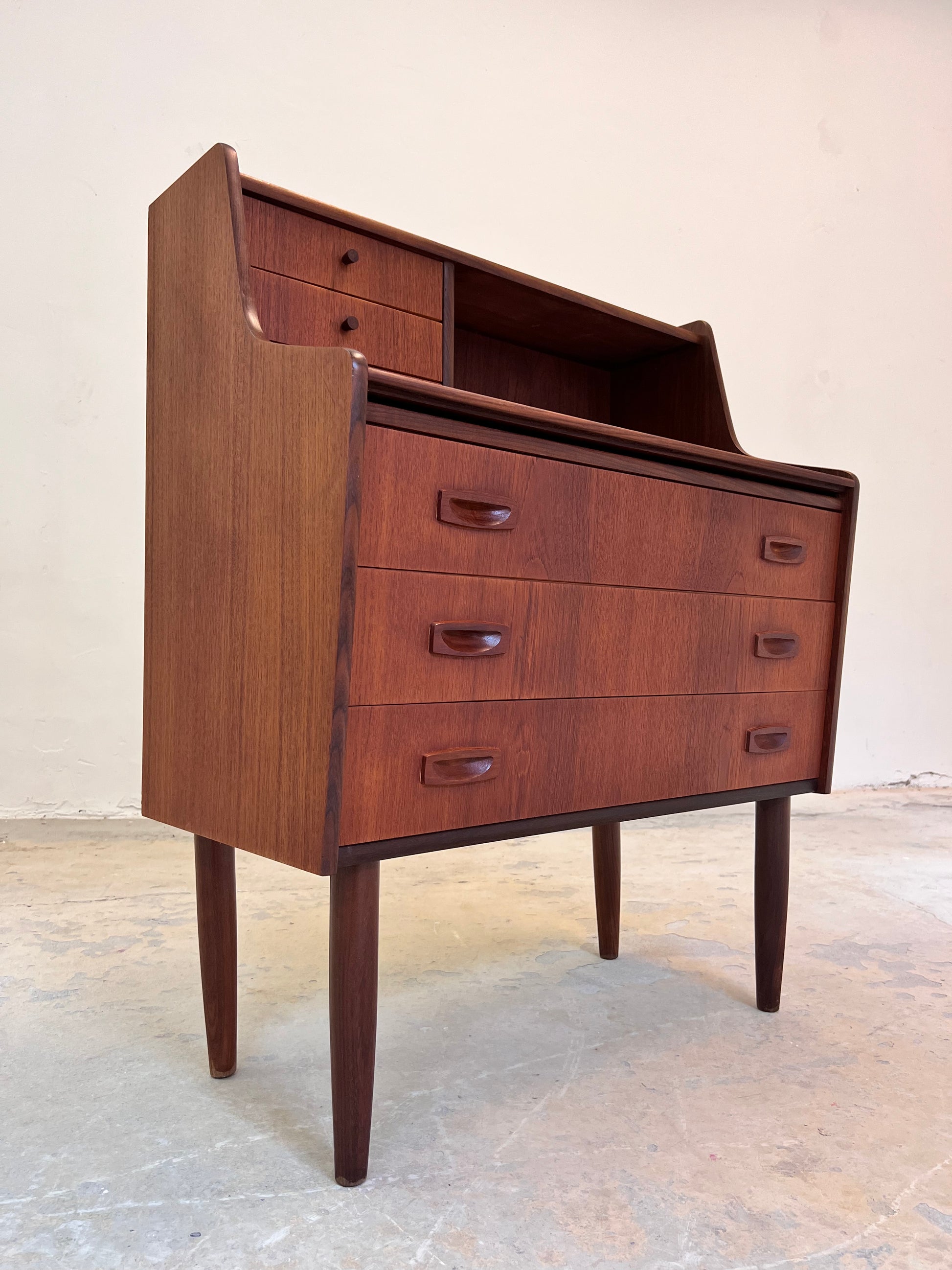Sekretär Teak aus Dänemark