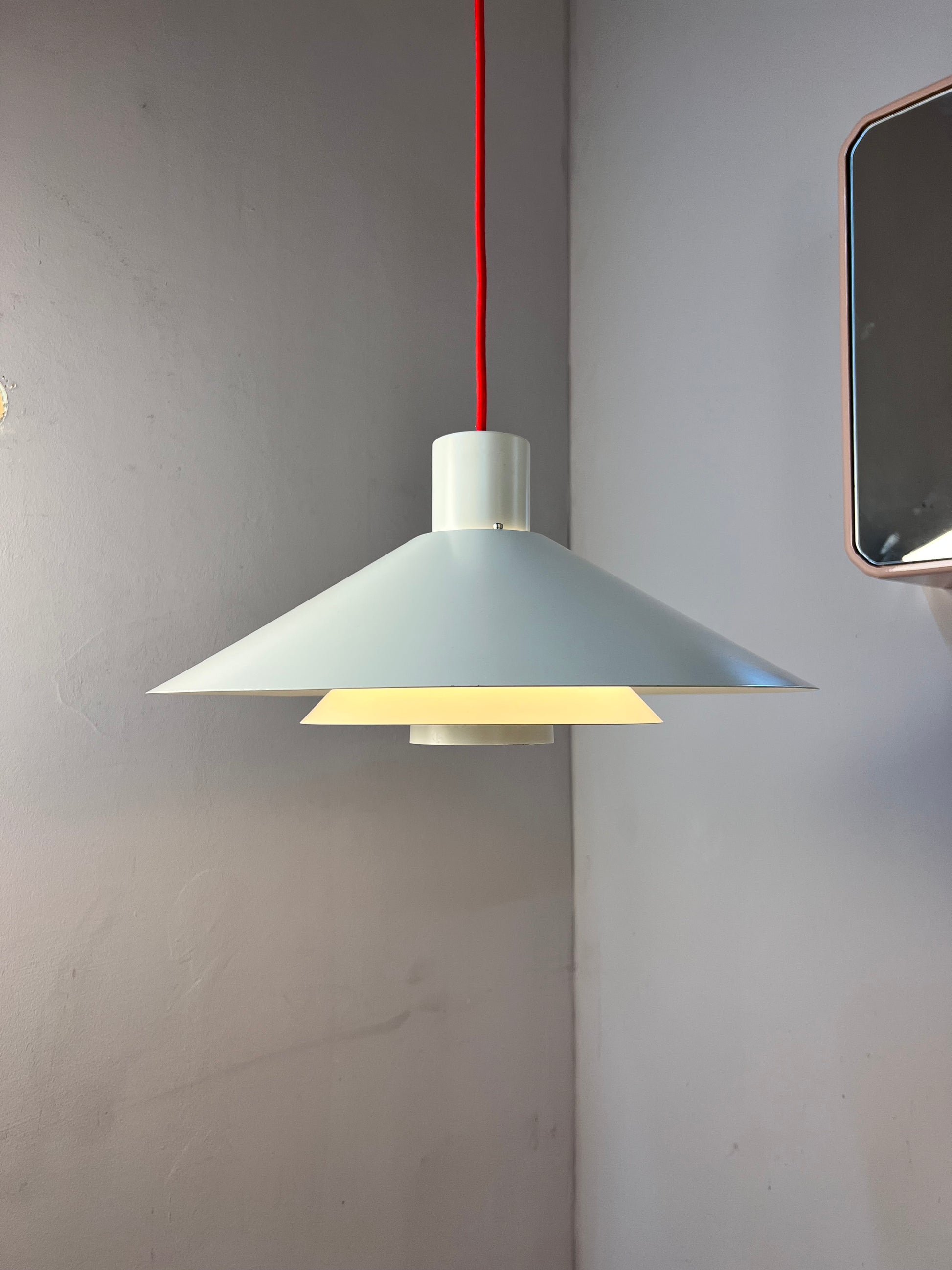 Lamellenlampe Trapez von Christian Hvidt für Nordisk Solar