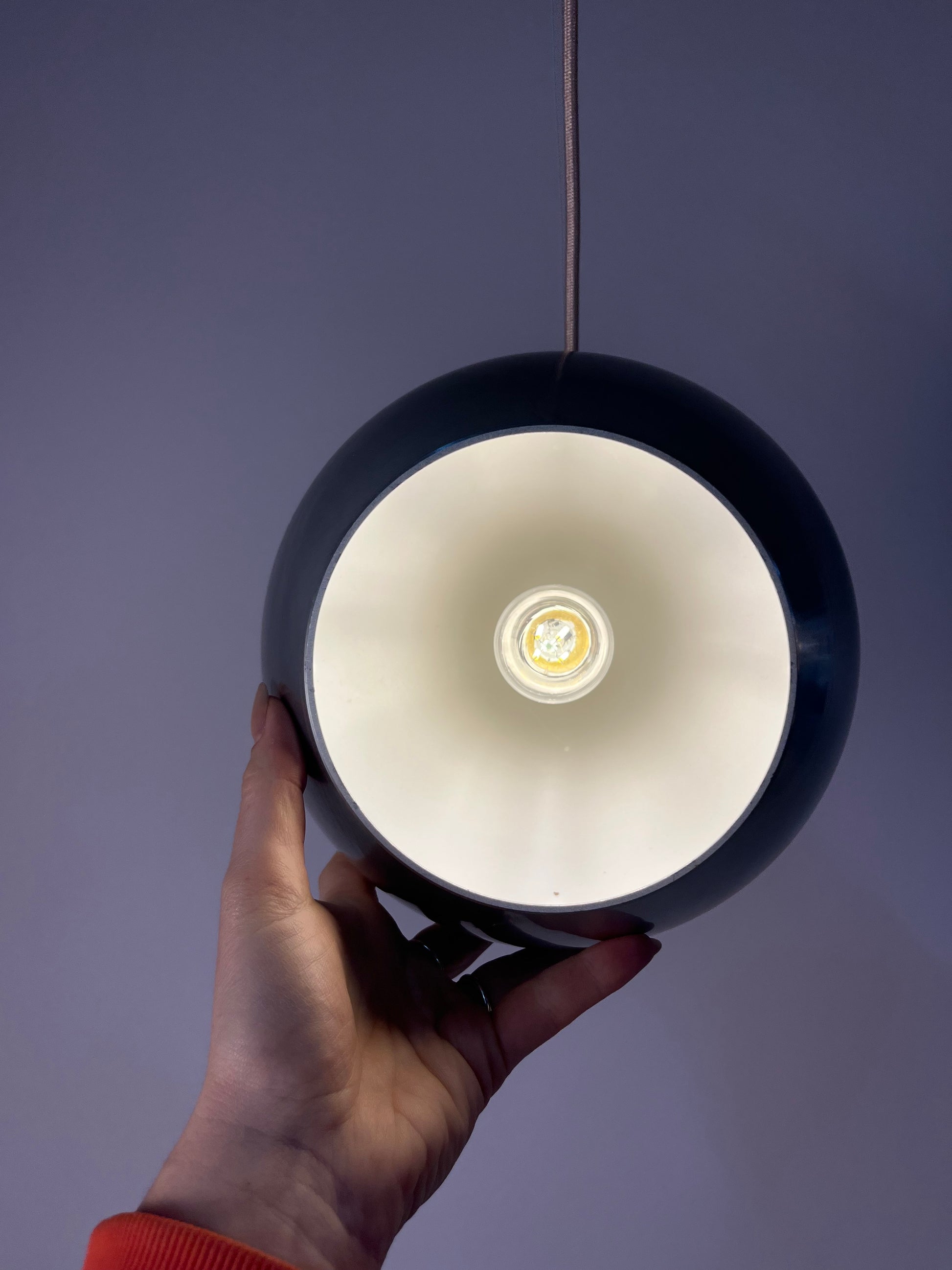 Kugellampe Topan Chrom von Verner Panton