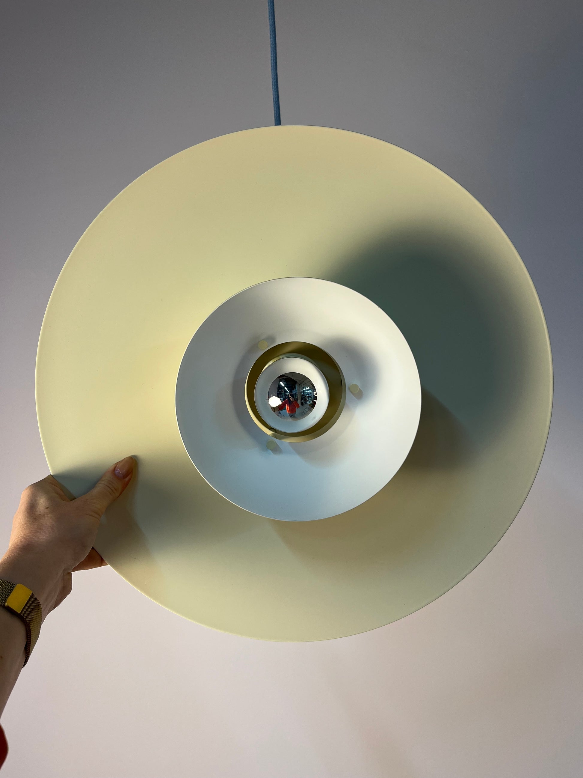 Lamellenlampe creme aus Dänemark