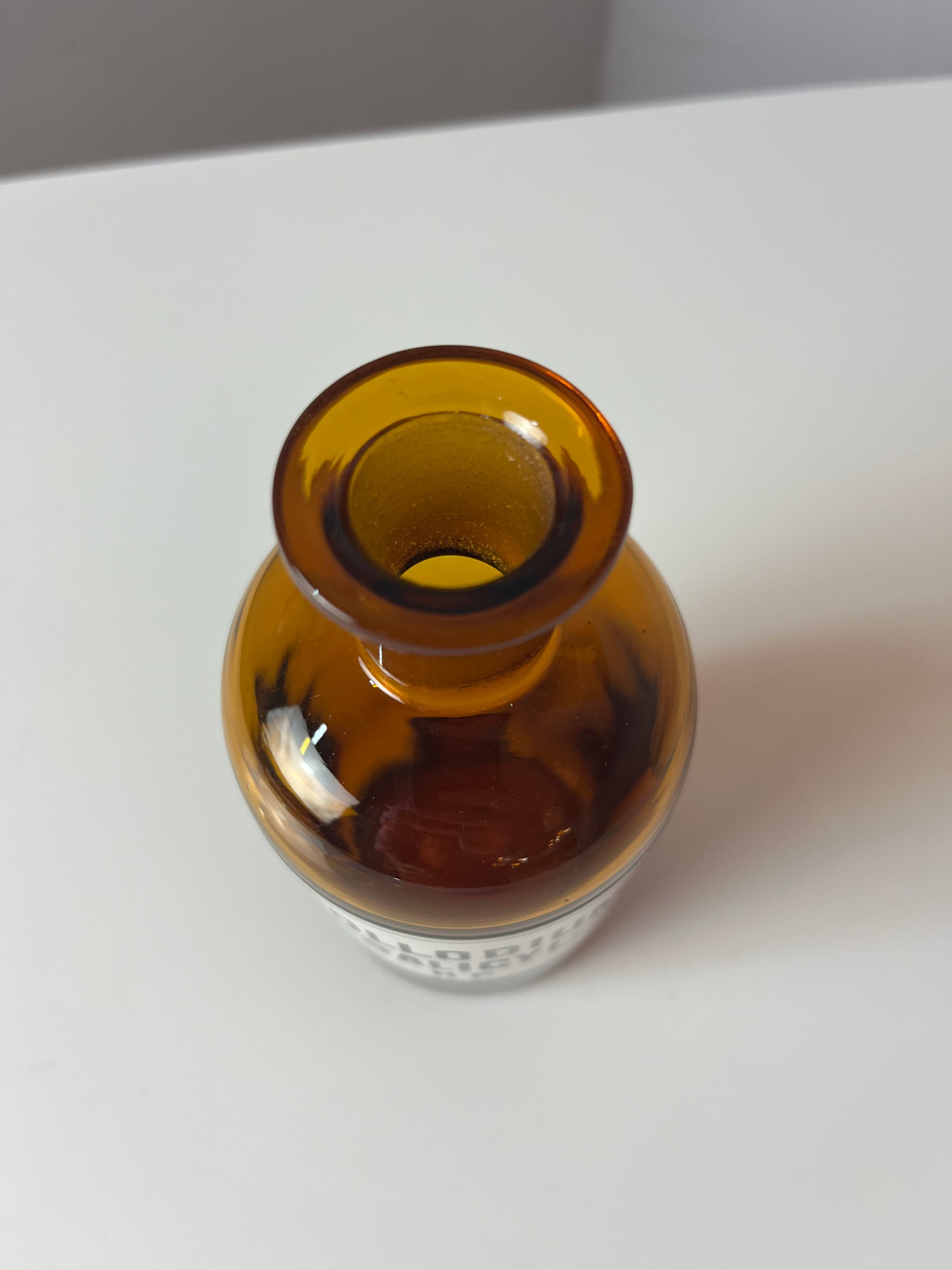 Apothekerglas Collodium Salicylic. RF braun