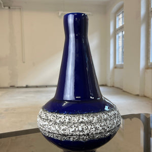 Vase 408-30 Fat Lava Königsblau von Fohr Keramik