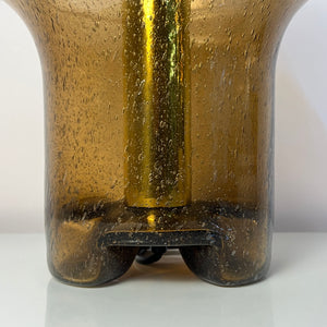 Pilzlampe braun Einschlussglas von Süssmuth Leuchten
