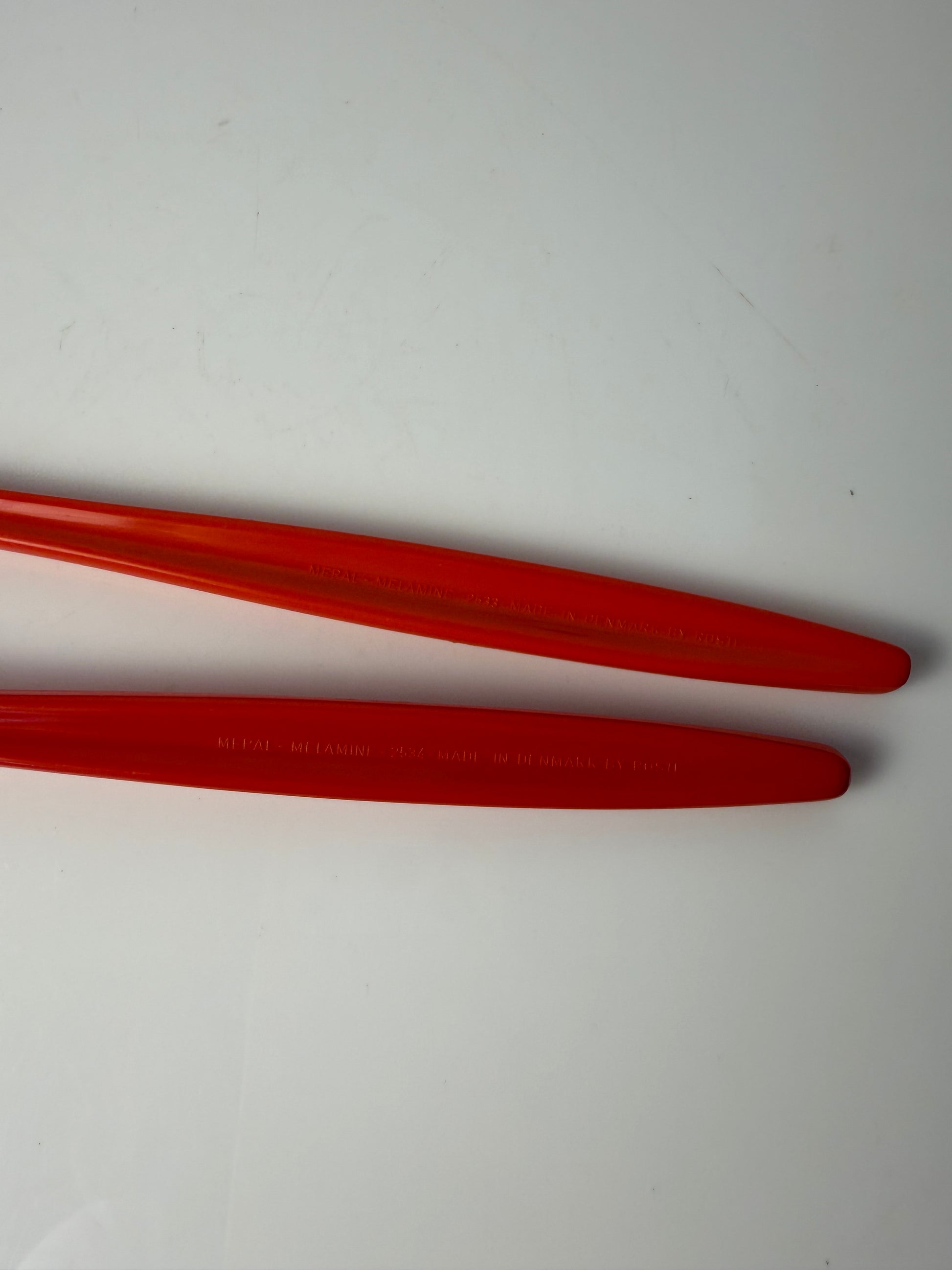 Salatbesteck Typ 2533/2534 rot Melamin von Mepal