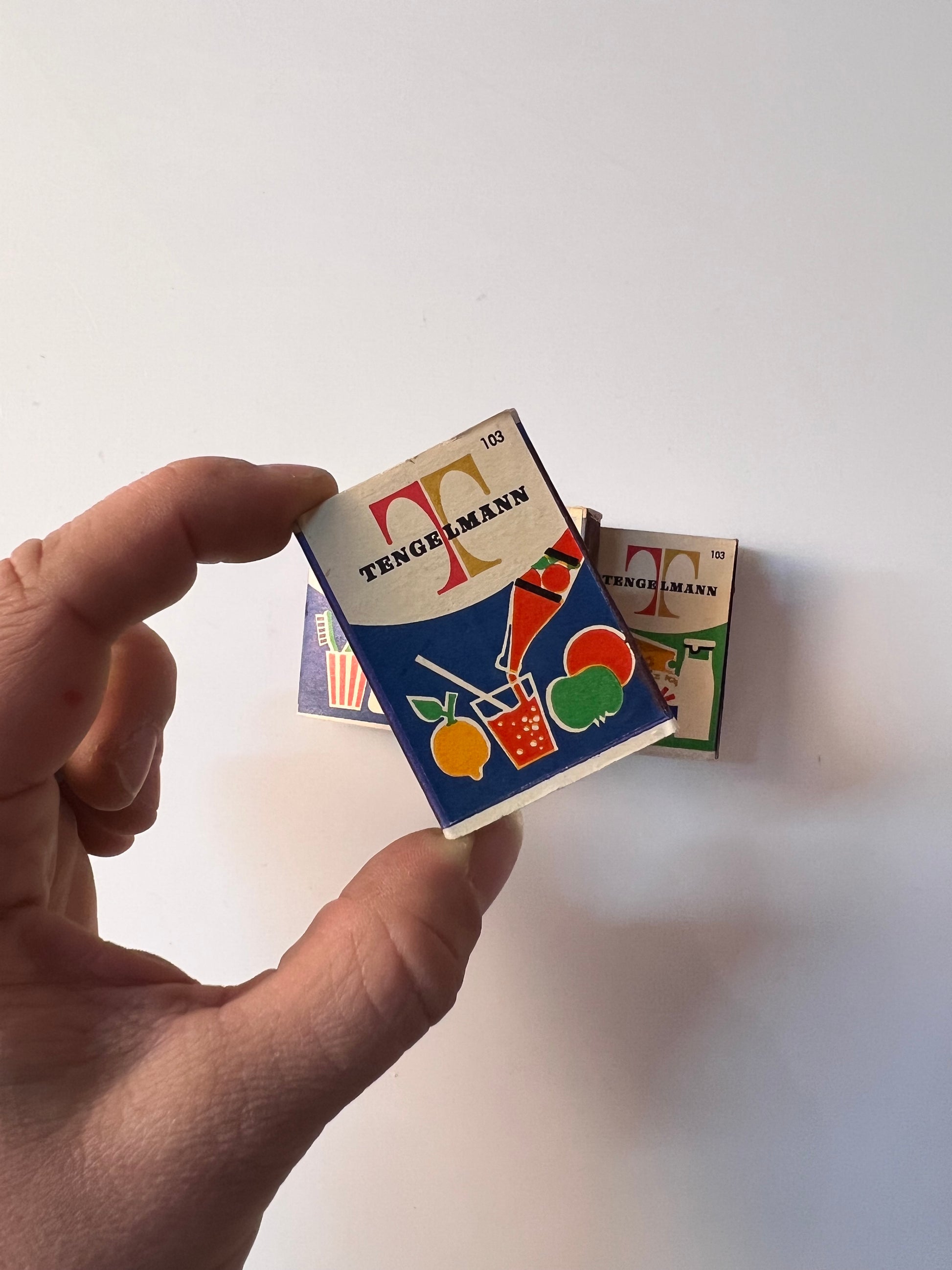 Set: Vintage Streichhölzer Tengelmann Edeka Sammlerobjekt