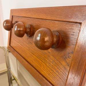 Wandgarderobe No. 369 Teak von Aksel Kjersgaard für Odder