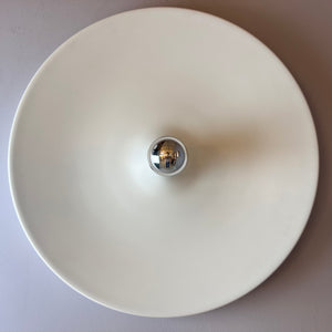 Wandlampe Diskus 50 cm weiß von Charlotte Perriand für Honsel