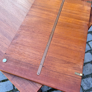 Esstisch Teak Vollholz mit eingehängter Platte