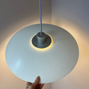 Lamellenlampe weiß silber von Design Light