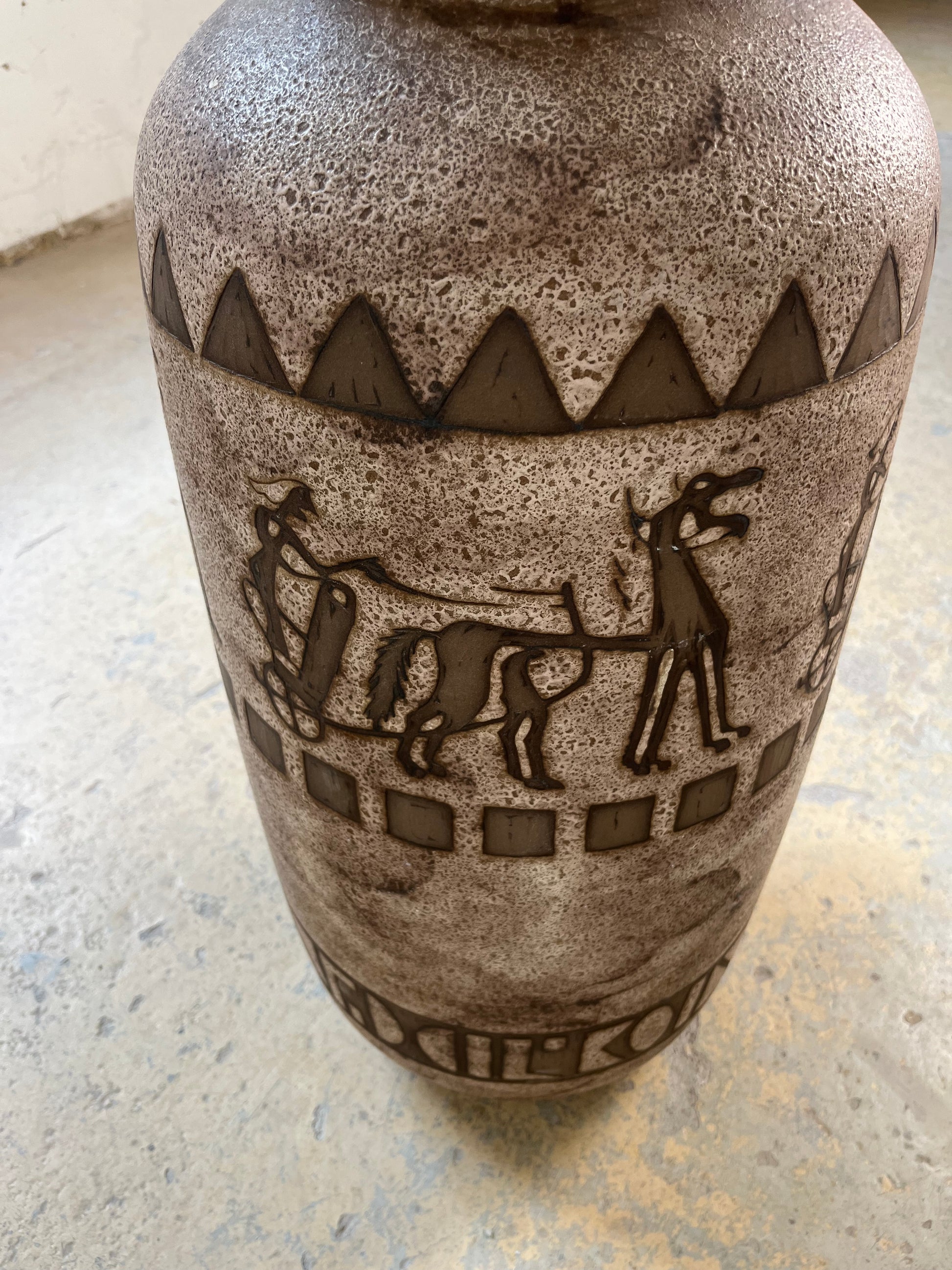 Bodenvase Ägina 124 von Ceramano West Germany