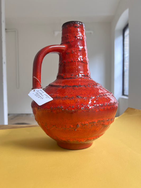 Vase "1007" Fat Lava von Heinz Siery für Carstens Keramik West Germany