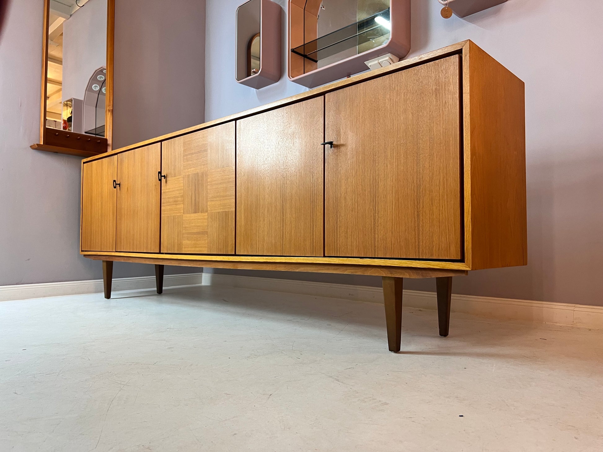 XL Sideboard Nussbaum 60er